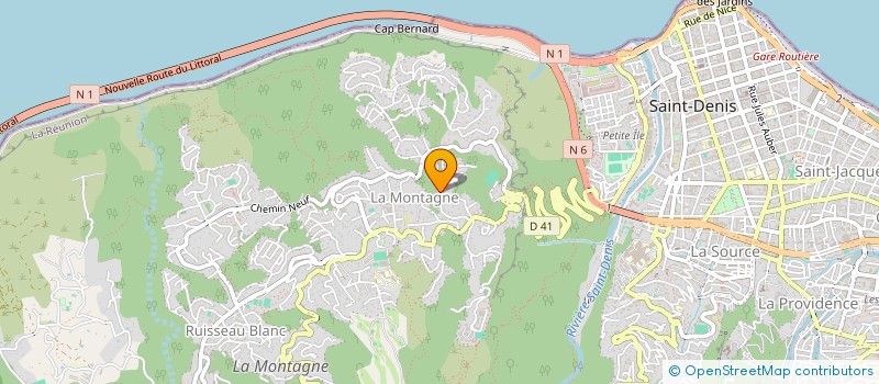 localisation de l'entreprise PHPS à SAINT-DENIS