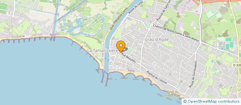 localisation de l'entreprise PHR  AGDE