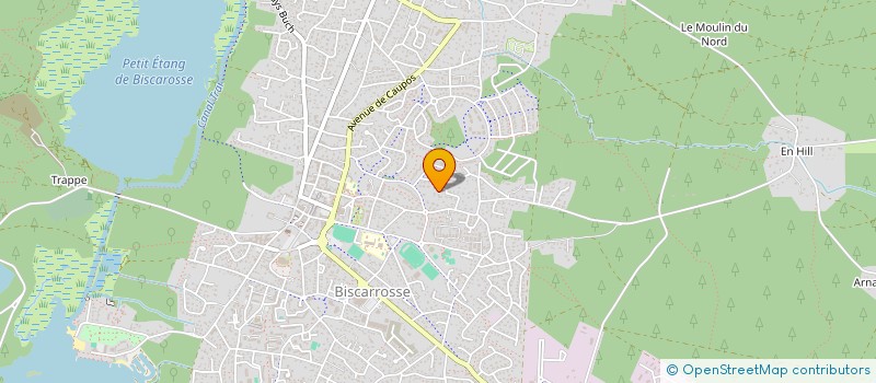 localisation de l'entreprise PHR  BISCARROSSE