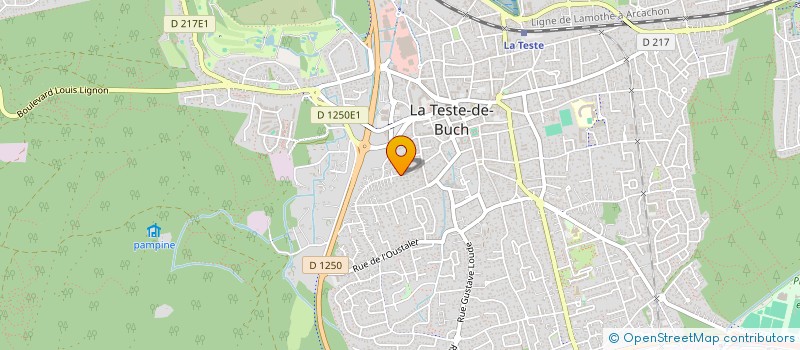 localisation de l'entreprise PHR  LA TESTE-DE-BUCH