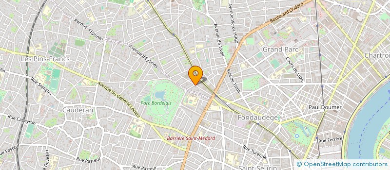 localisation de l'entreprise PHR IMMOBILIER à LE BOUSCAT