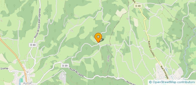 localisation de l'entreprise PHR - PAUL HILL RENOVATION  AYNAC