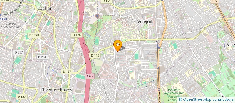 localisation de l'entreprise PHR - POLY HABITAT RENOVATION  VILLEJUIF