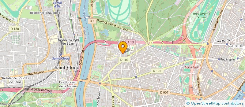 localisation de l'entreprise PHRC à BOULOGNE-BILLANCOURT