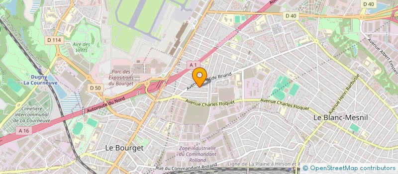 localisation de l'entreprise PHREENIX  LE BLANC-MESNIL