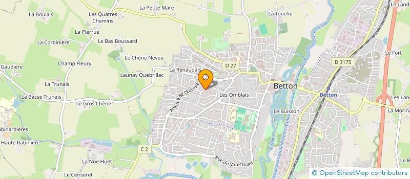 localisation de l'entreprise PHRSUPPORT  BETTON