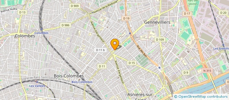 localisation de l'entreprise PHS ATELIER  ASNIERES-SUR-SEINE