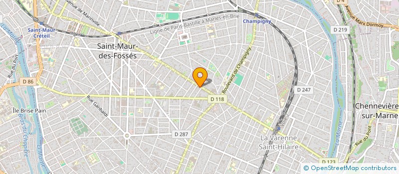 localisation de l'entreprise PHSF CONSULTING à SAINT-MAUR-DES-FOSSES