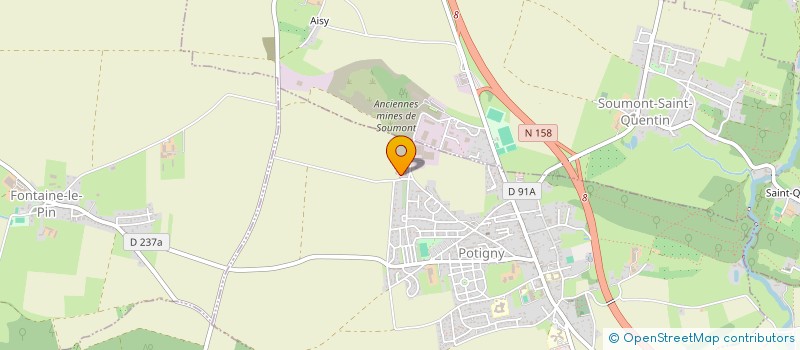 localisation de l'entreprise PHT PIERRE  POTIGNY