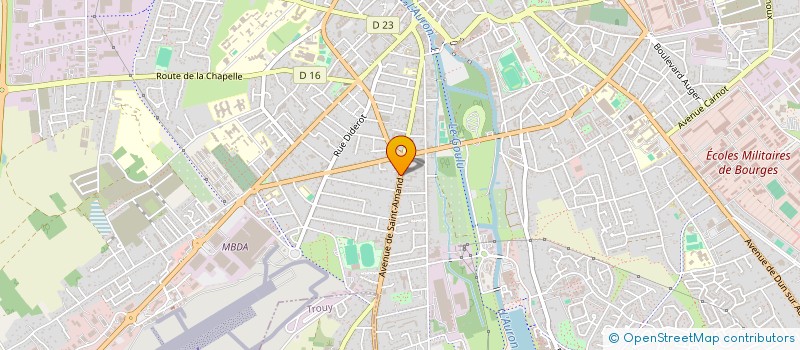 localisation de l'entreprise PHU-VINH  BOURGES