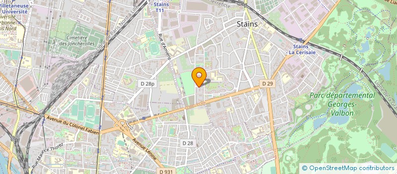localisation de l'entreprise PHUC BAO  STAINS
