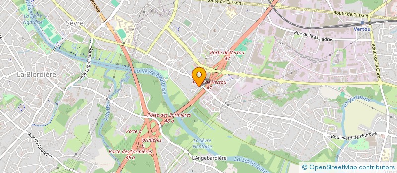 localisation de l'entreprise PHUNE  VERTOU