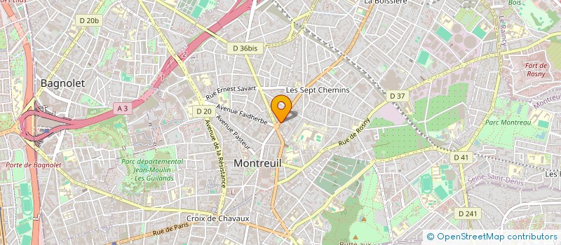 localisation de l'entreprise PHUOC LAI à MONTREUIL