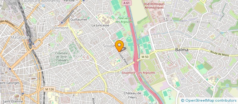 localisation de l'entreprise PHV ETANCHEITE  TOULOUSE