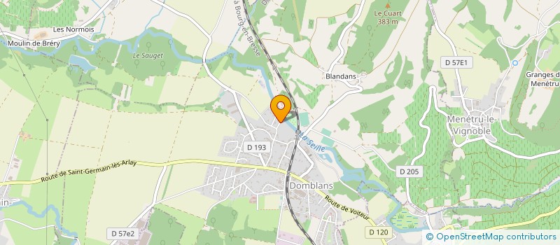 localisation de l'entreprise PHV IMMOBILIER  DOMBLANS