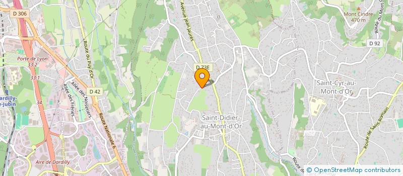 localisation de l'entreprise PHV IMMOBILIER  SAINT-DIDIER-AU-MONT-D'OR