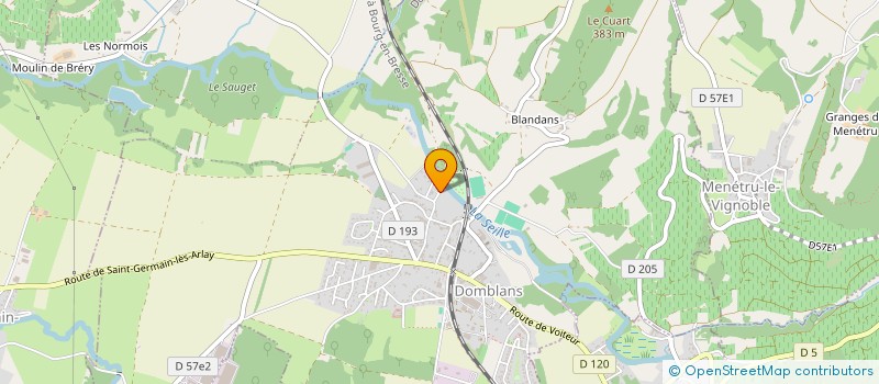 localisation de l'entreprise PHV IMMOBILIER IV  DOMBLANS