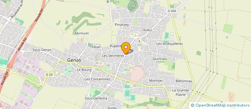 localisation de l'entreprise PHVA à GENAS