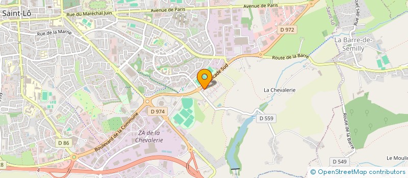 localisation de l'entreprise PHVILLIERS-SOCIETE  SAINT-LO