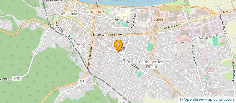 localisation de l'entreprise PHW à CAUDEBEC-LES-ELBEUF