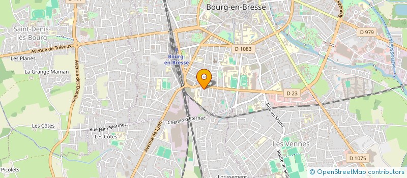 localisation de l'entreprise PHY  BOURG-EN-BRESSE