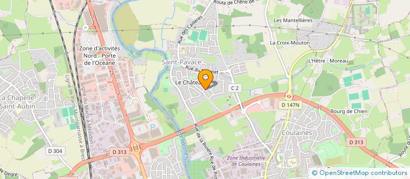 localisation de l'entreprise PHY  SAINT-PAVACE