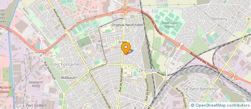 localisation de l'entreprise PHYBRIS ENERGIES à REIMS