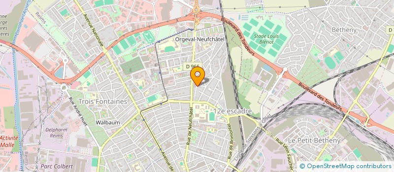 localisation de l'entreprise PHYBRIS TECHNIQUE  REIMS