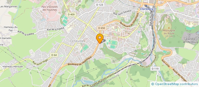 localisation de l'entreprise PHYCA à CHERBOURG-EN-COTENTIN