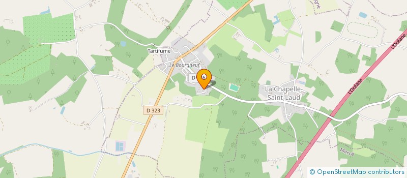 localisation de l'entreprise PHYGI'CYCLE  LA CHAPELLE-SAINT-LAUD