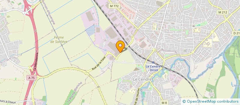 localisation de l'entreprise PHYGILIFE  COURNON-D'AUVERGNE