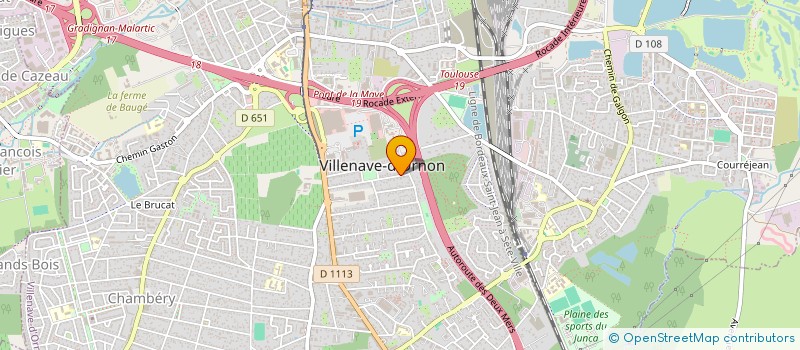 localisation de l'entreprise PHYGINET à VILLENAVE-D'ORNON