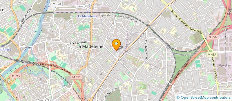 localisation de l'entreprise PHYJ à MARCQ-EN-BARŒUL