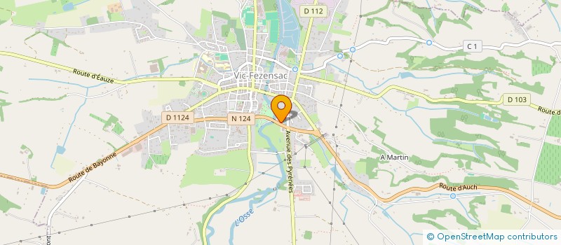 localisation de l'entreprise PHYLEAS TAXI  VIC-FEZENSAC