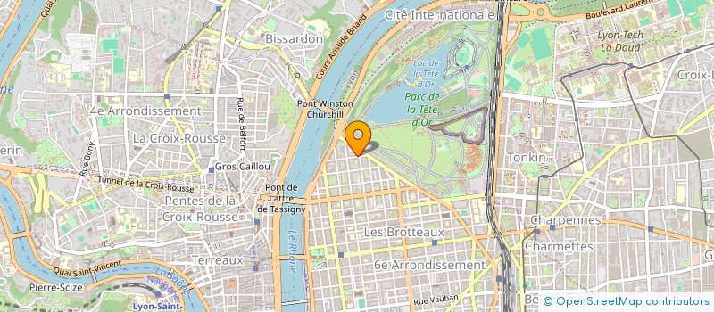 localisation de l'entreprise PHYLIA  LYON 6EME