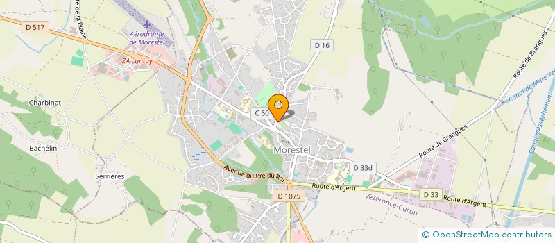 localisation de l'entreprise PHYLOS  MORESTEL