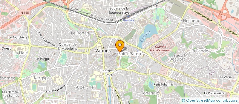localisation de l'entreprise PHYM à VANNES