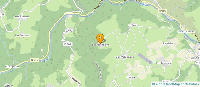 localisation de l'entreprise PHYRA  SAINT-GAL-SUR-SIOULE