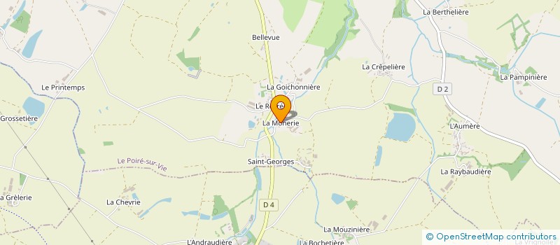 localisation de l'entreprise PHYSA  LE POIRE-SUR-VIE