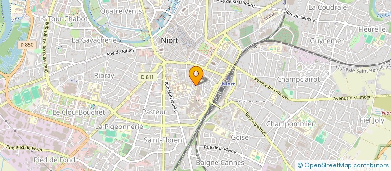 localisation de l'entreprise PHYSALIS à NIORT