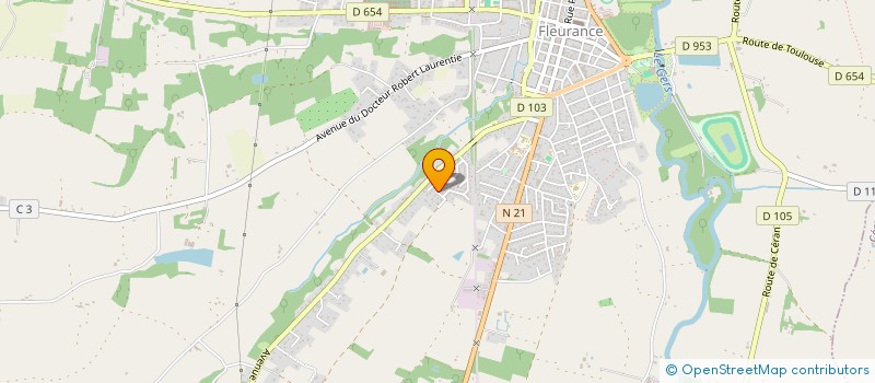 localisation de l'entreprise PHYSALIS  FLEURANCE