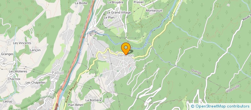 localisation de l'entreprise PHYSALIS  VENTHON