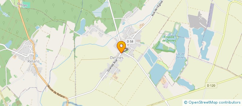 localisation de l'entreprise PHYSCOM  RELANS