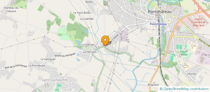 localisation de l'entreprise PHYSE BRETAGNE  PONTCHATEAU