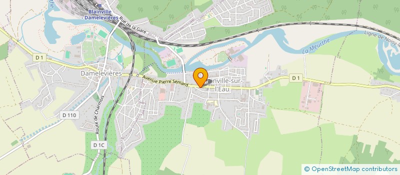 localisation de l'entreprise PHYSI'EAU  BLAINVILLE-SUR-L'EAU