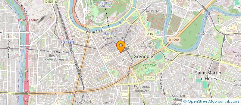 localisation de l'entreprise PHYSICAL OPERA à GRENOBLE