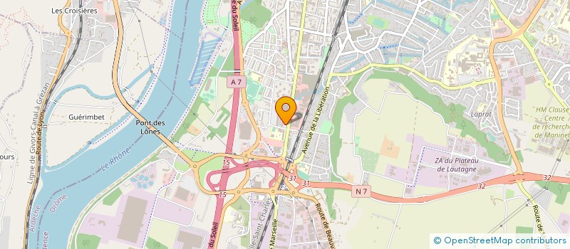 localisation de l'entreprise PHYSICLUB à VALENCE