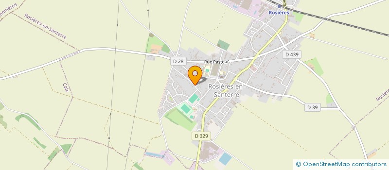 localisation de l'entreprise PHYSIO BROS à ROSIERES-EN-SANTERRE