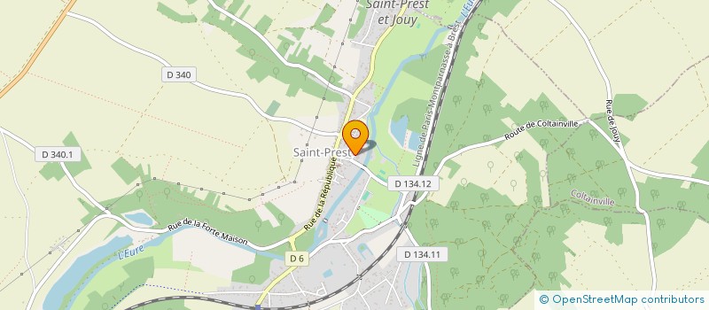 localisation de l'entreprise PHYSIO CENTRE DE LA VALLEE DE L'EURE à SAINT-PREST