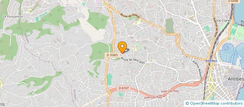 localisation de l'entreprise PHYSIO CONSULT + à ANTIBES